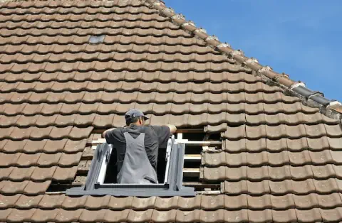 Pose de velux - Paulx